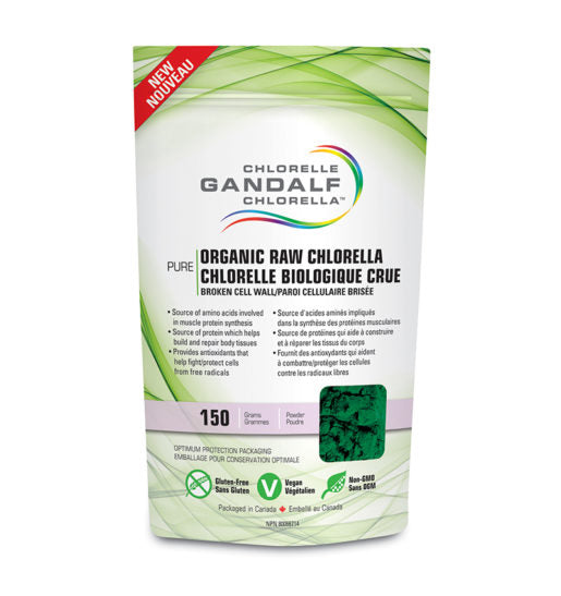 Gandalf Organic Raw Chlorella (150g) - Lifestyle Markets